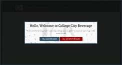 Desktop Screenshot of collegecitybeverage.com